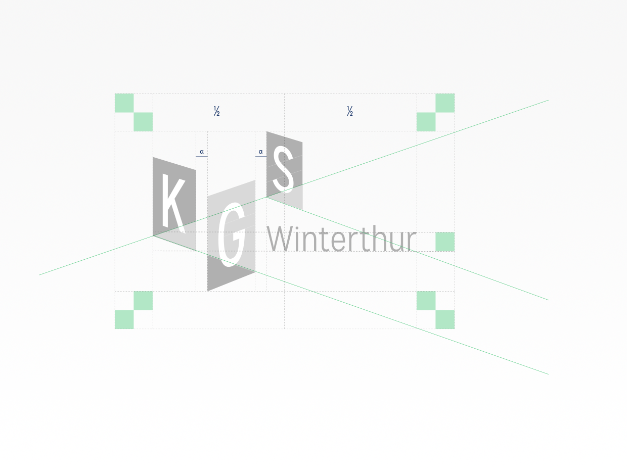 KGS Winterthur logo construction