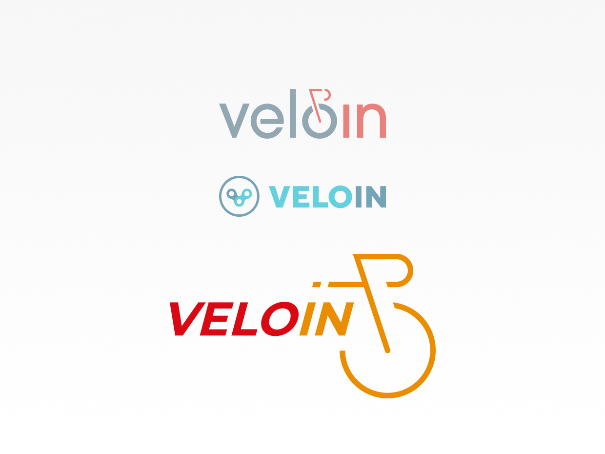 VeloIn logo entwicklung